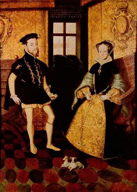 filippo ii e maria tudor|maria tudor regina.